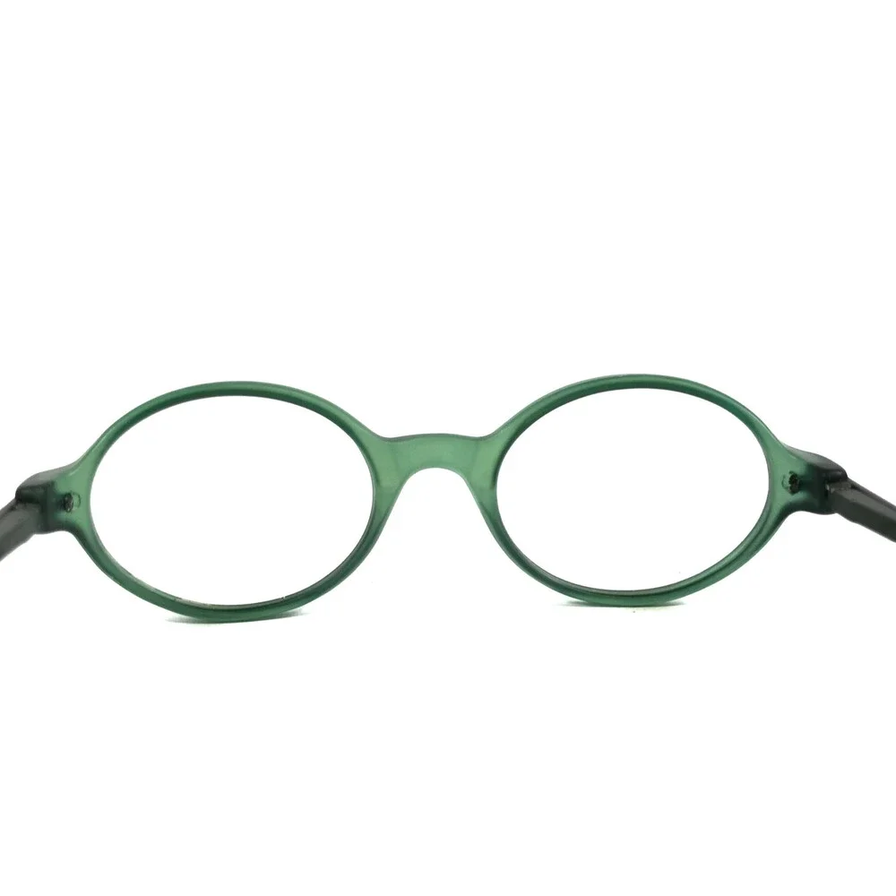 Miraflex Kids Eyeglasses Frame MOD.LUCA 1037 Matte Clear Green Oval 42-19-120